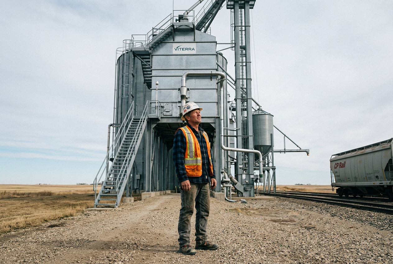 Grain Elevator Worker