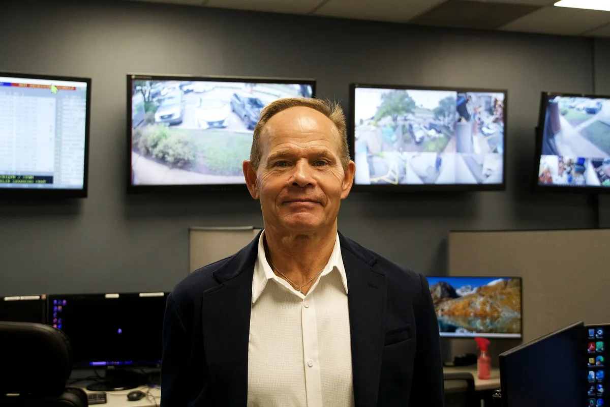 ProTELEC team member in the Emergency Monitoring Centre