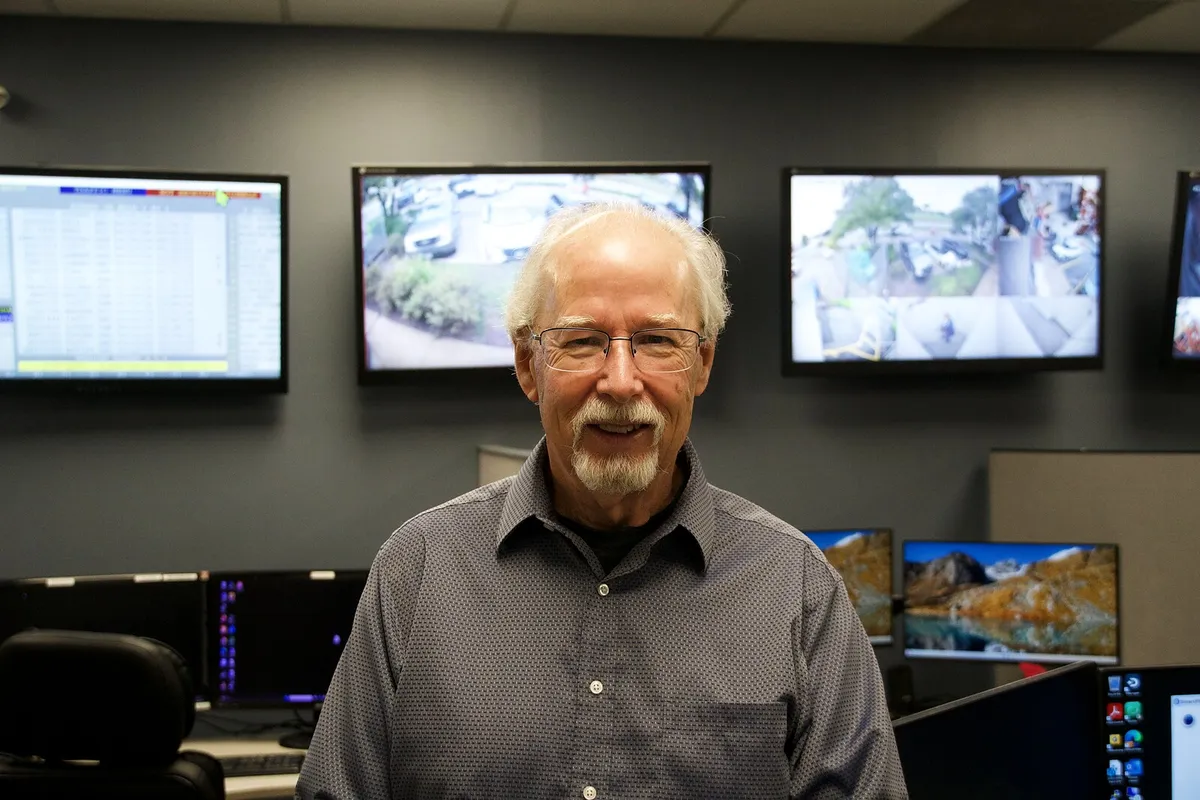 ProTELEC team member in the Emergency Monitoring Centre
