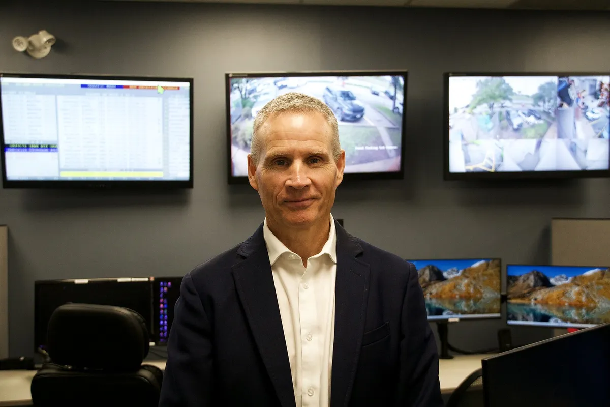ProTELEC team member in the Emergency Monitoring Centre