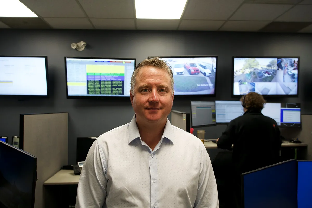 ProTELEC team member in the Emergency Monitoring Centre