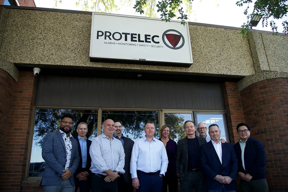 The ProTELEC team outside the Winnipeg office